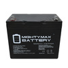 Mighty Max Battery ML75-12 12V 75Ah Battery for Teftec Wheelchair Part Number UB12750-ER ML75-126